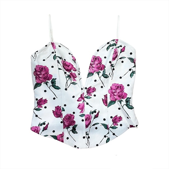 For Love & Lemons Bobbie Floral Corset Top - Picture 13 of 13